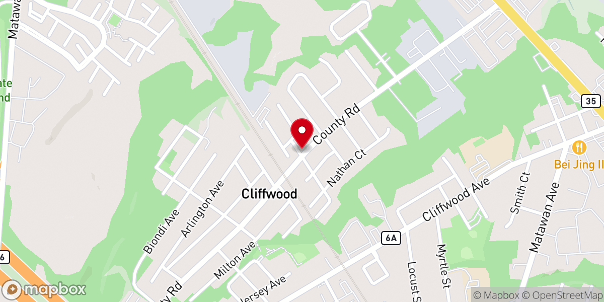 Map showing location of Providence Baptist Church