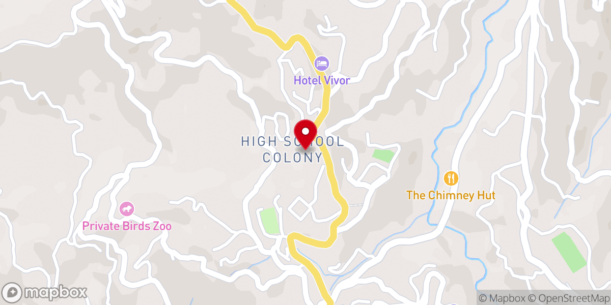 Map showing location of CHRIST FOR THE NATIONS BIBLE COLLEGE