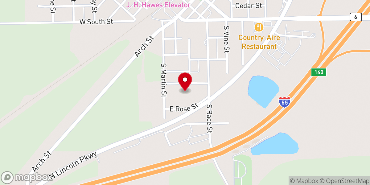 Map showing location of St Mary's Roman Catholic Church