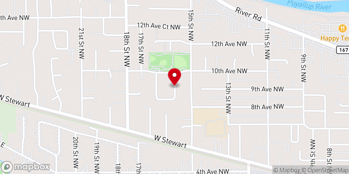 Map showing location of Hope Center the Church