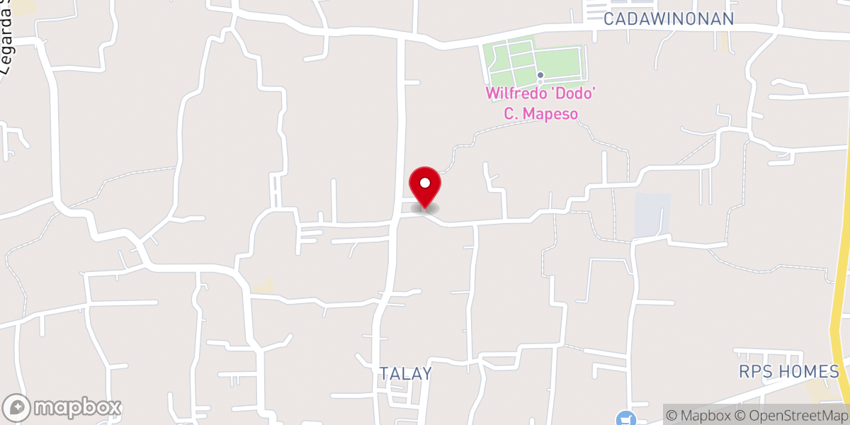 Map showing location of Cornerstone Bible Baptist Church