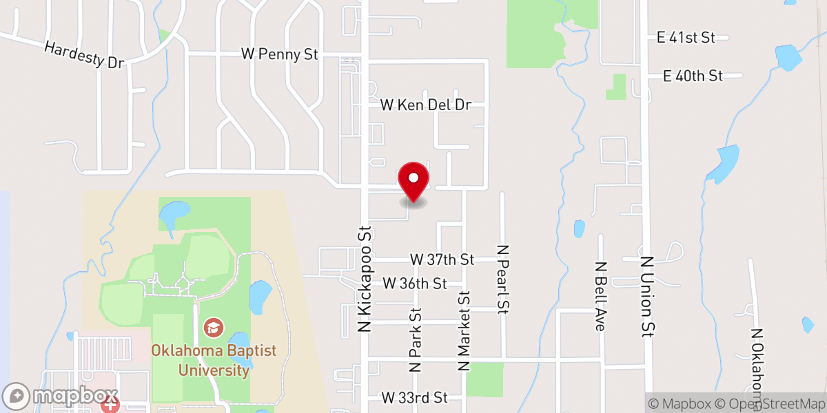 Map showing location of Rapha Prayer Center