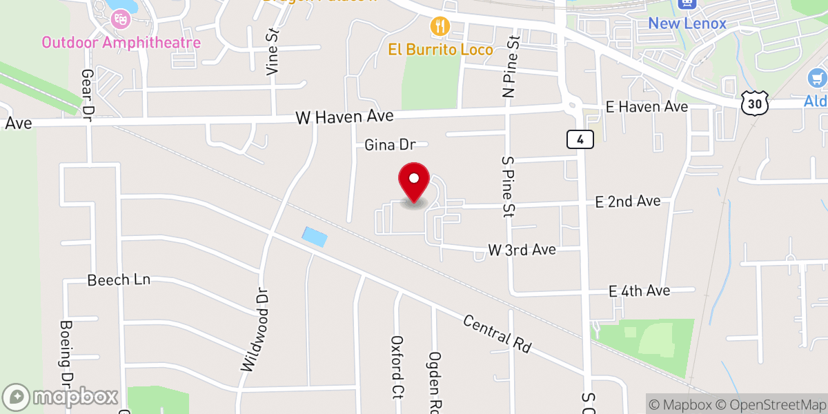 Map showing location of Saint Jude Catholic School