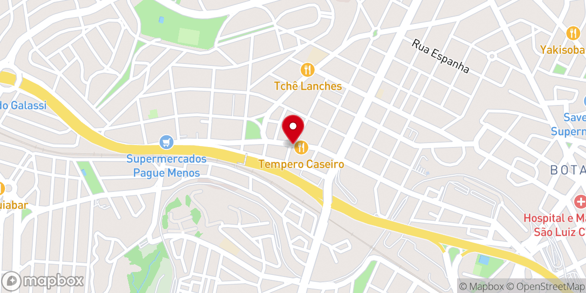 Map showing location of AD Belém - Jardim Chapadão