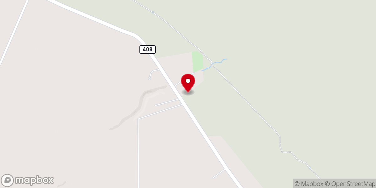 Map showing location of Jervis Church
