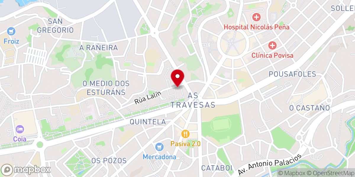 Map showing location of Iglesia de Nuestra Señora del Perpétuo Socorro