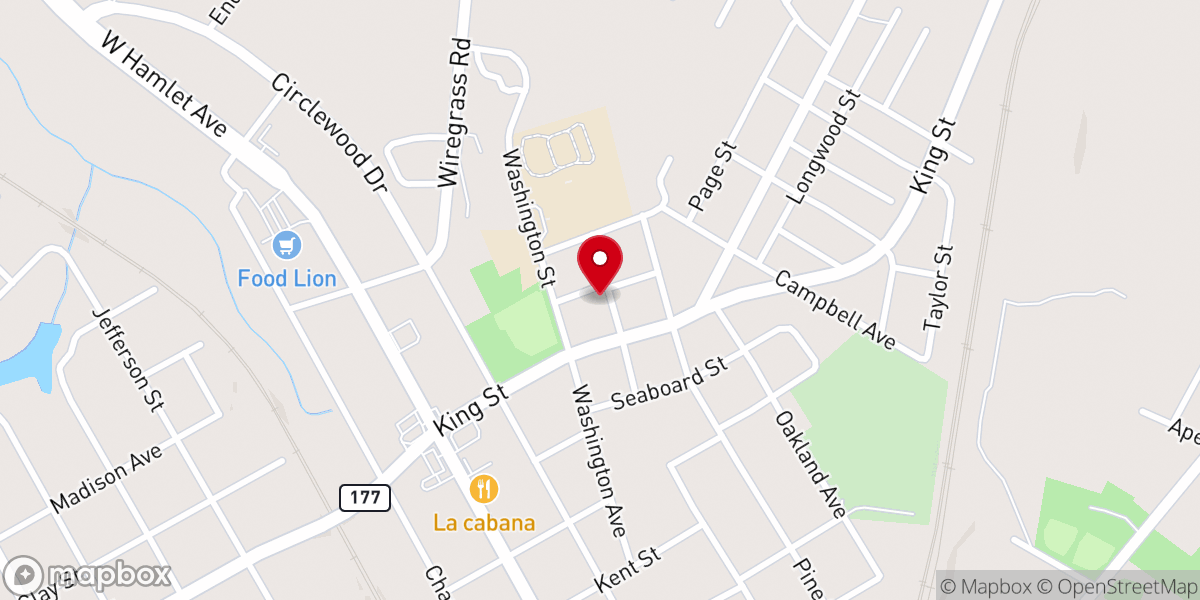 Map showing location of Pemberton Temple Church of God