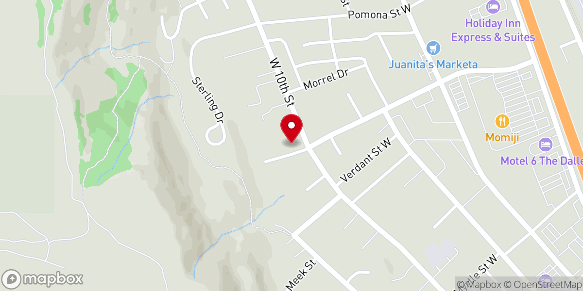 Map showing location of Faith Luthren