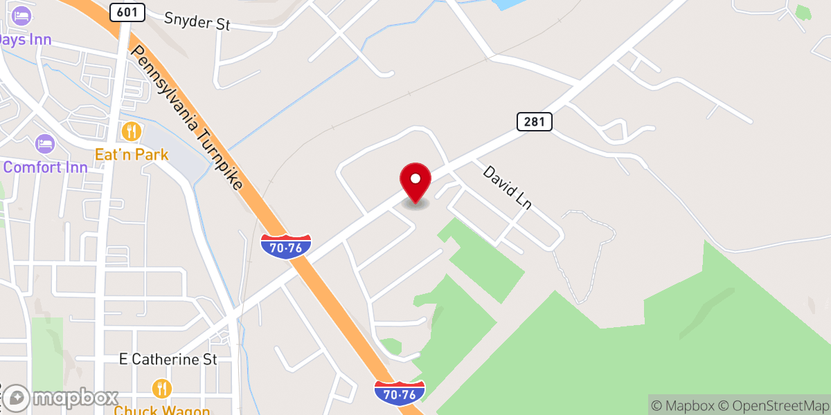 Map showing location of The Church of Jesus Christ of Latter-day Saints