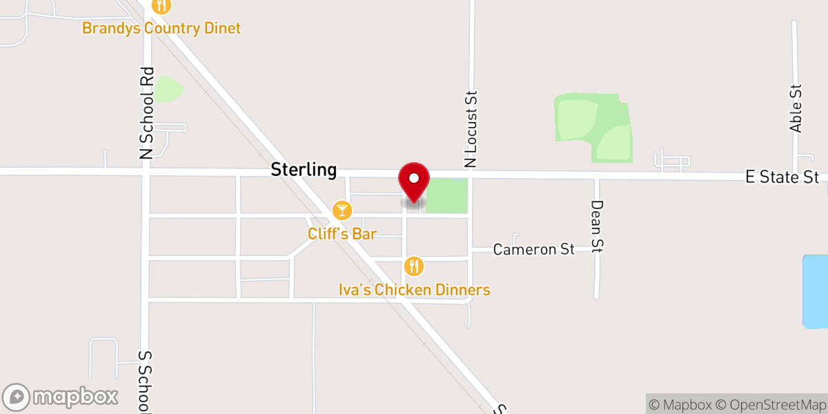 Map showing location of Memories Wedding Chapel & Events