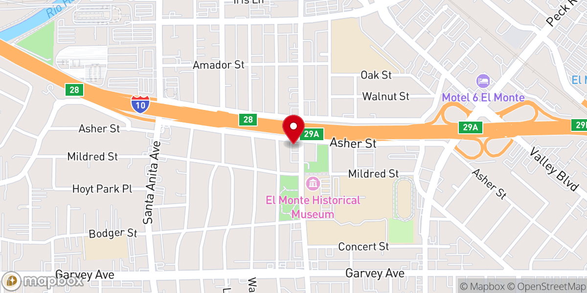 Map showing location of GBI House of Faith