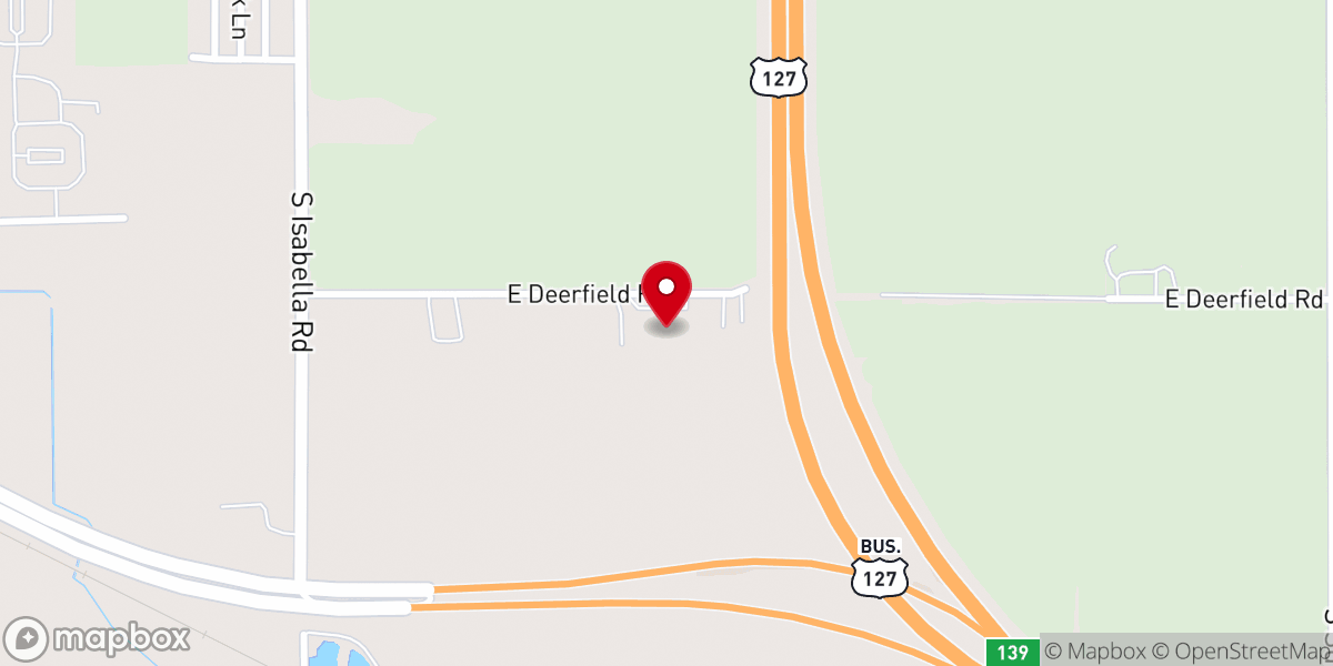 Map showing location of Potter's House Family Worship