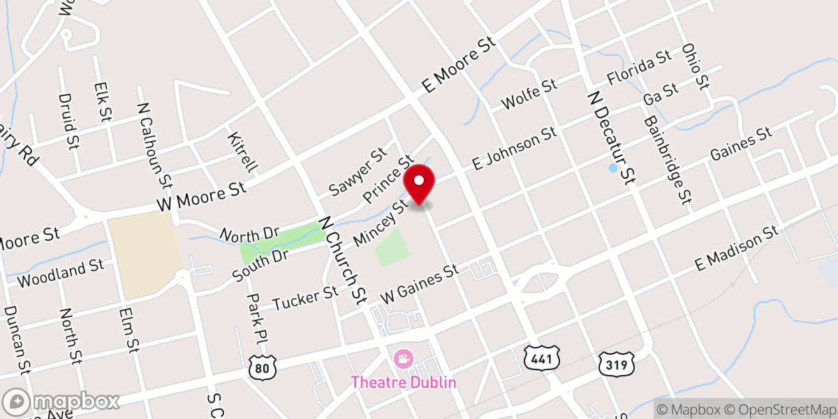 Map showing location of A Safe Haven Church