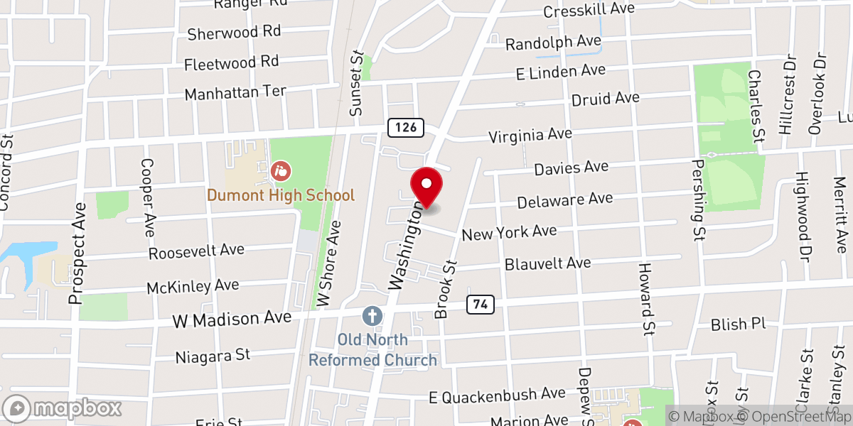 Map showing location of Iglesia Bautista Resurreccion
