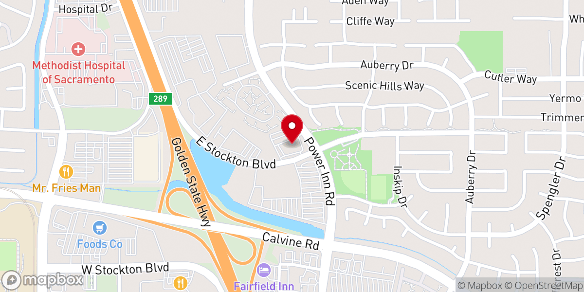 Map showing location of IMPACT Community Church