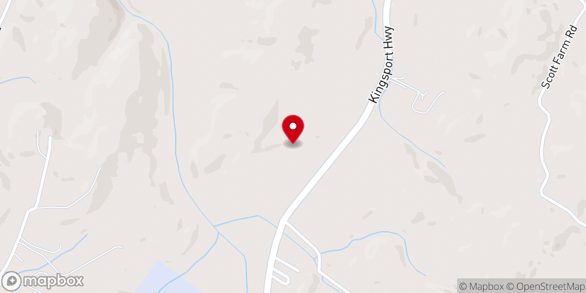 Map showing location of Bridges Chapel Church of God