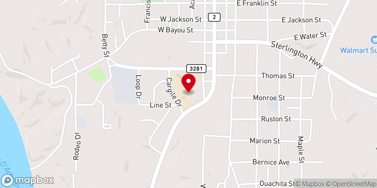 Map showing location of Union Christian Academy