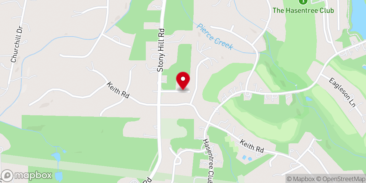 Map showing location of Piney Fork Primitive Baptist Church