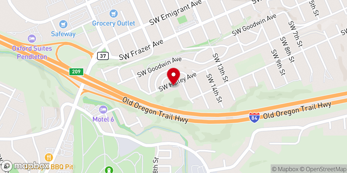 Map showing location of Mt Zion Community Baptist Church