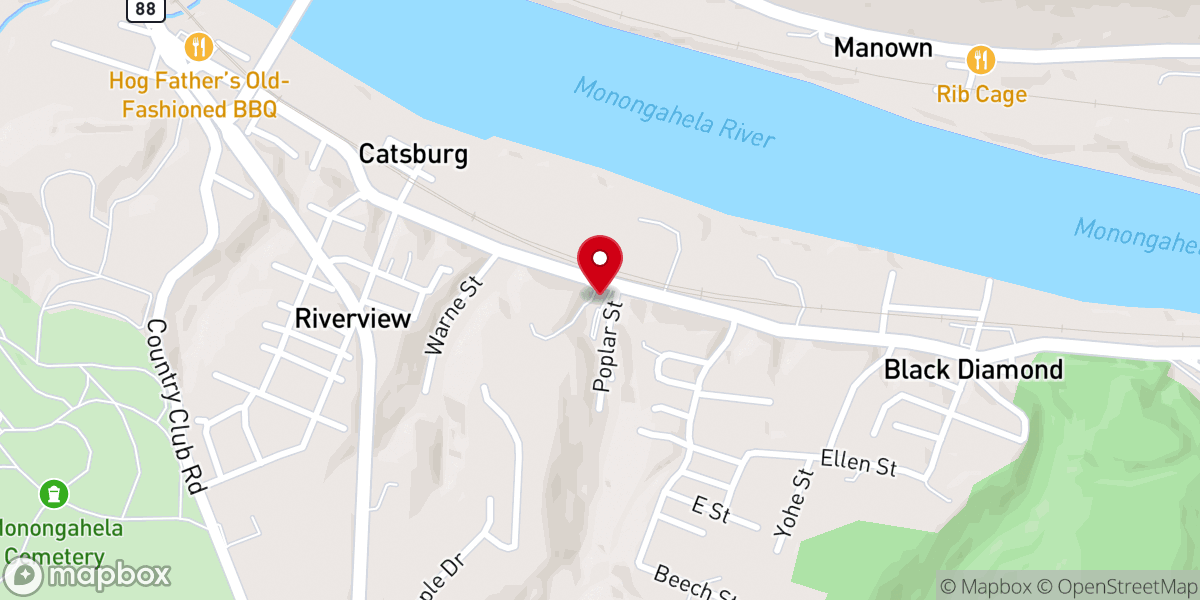 Map showing location of Restoration Fellowship