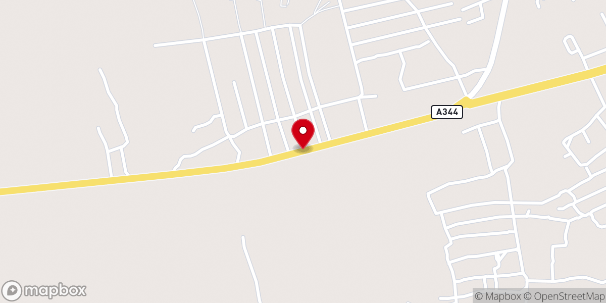 Map showing location of St. Gabriel's Parish