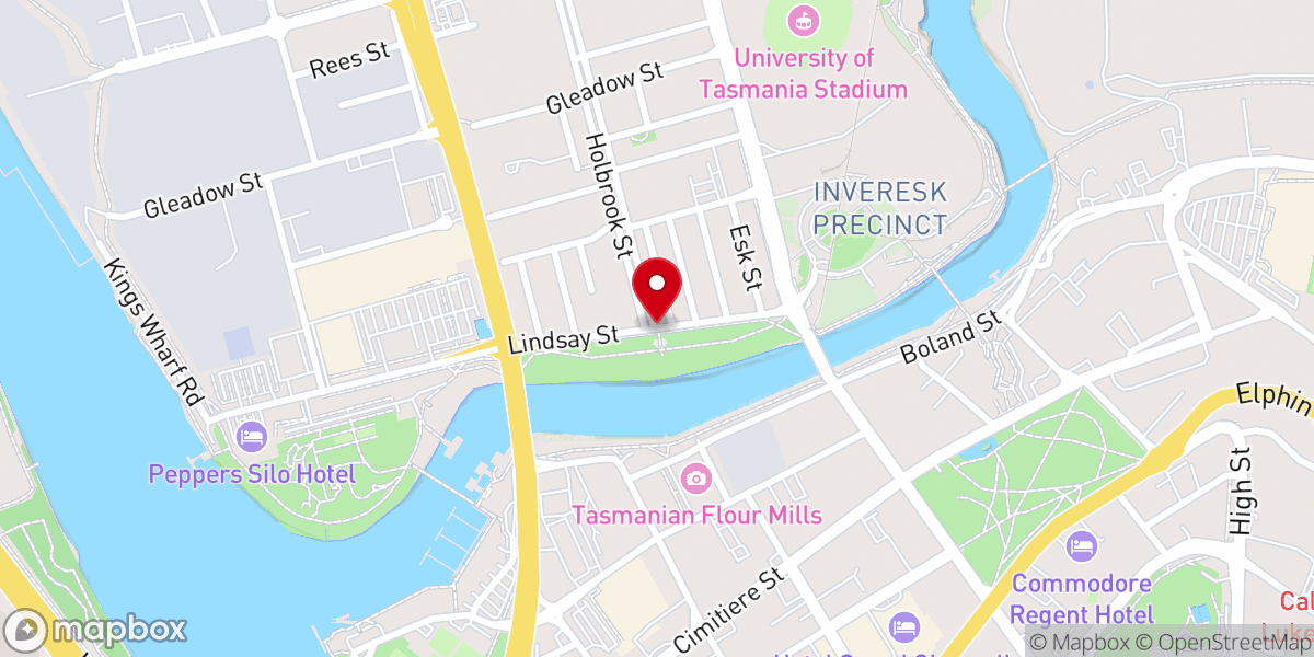 Map showing location of City Baptist Church