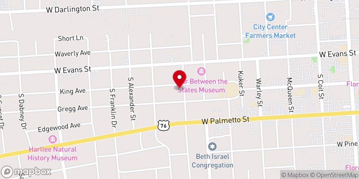 Map showing location of Christpoint Church