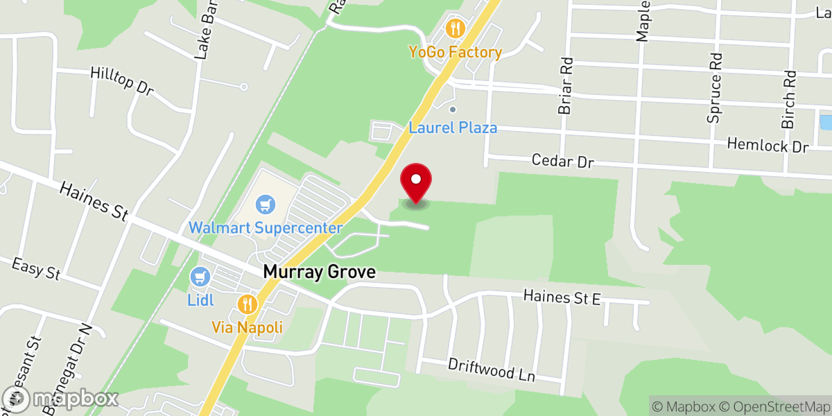Map showing location of Community Christian Church