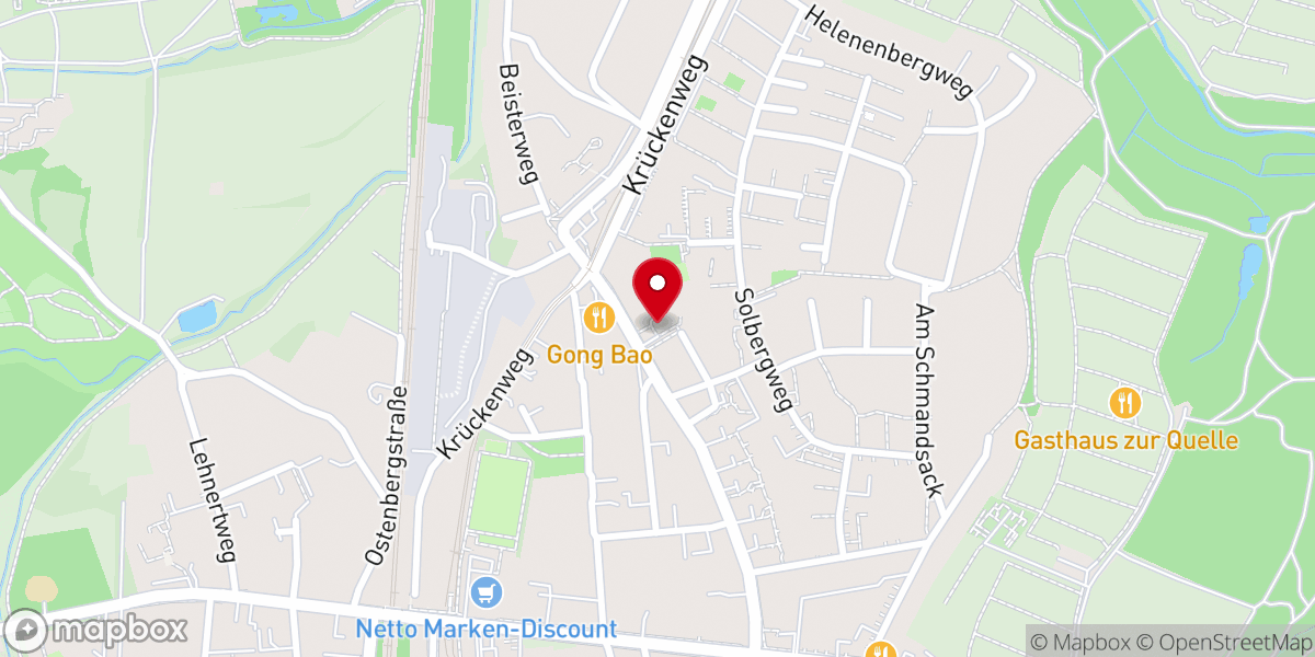 Map showing location of Franziskus-Xaverius-Kirche