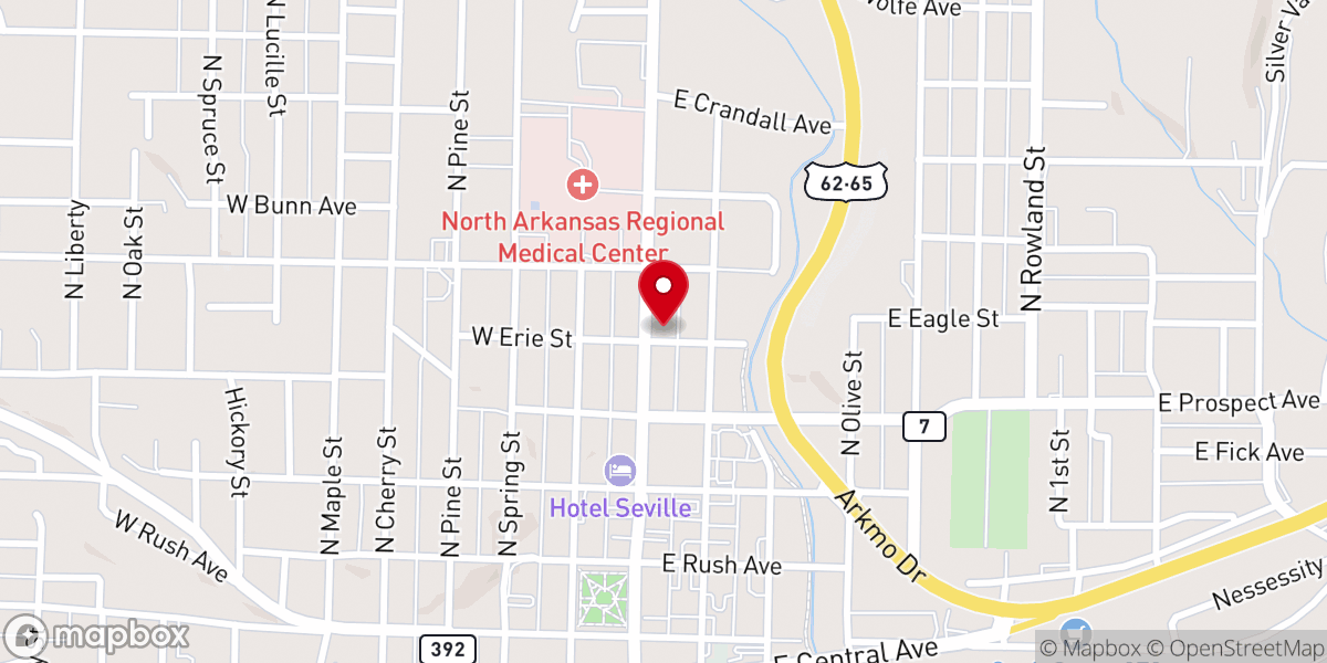 Map showing location of Agape Family Church