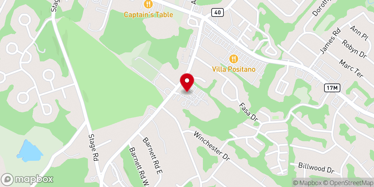 Map showing location of Our Father's Kitchen Food Pantry