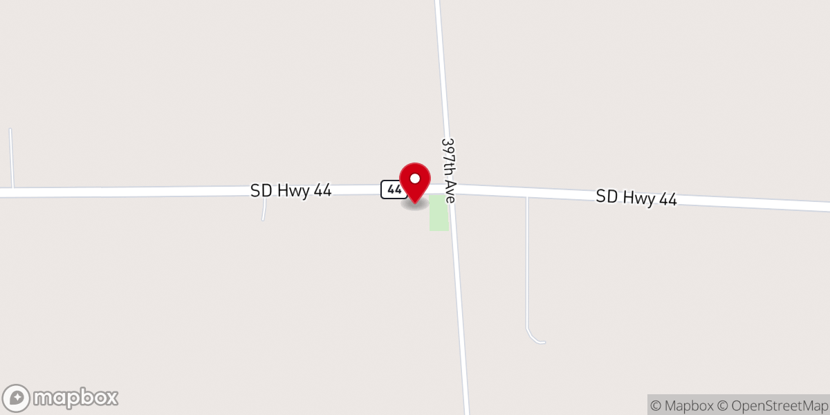 Map showing location of St. Peter Lutheran Church