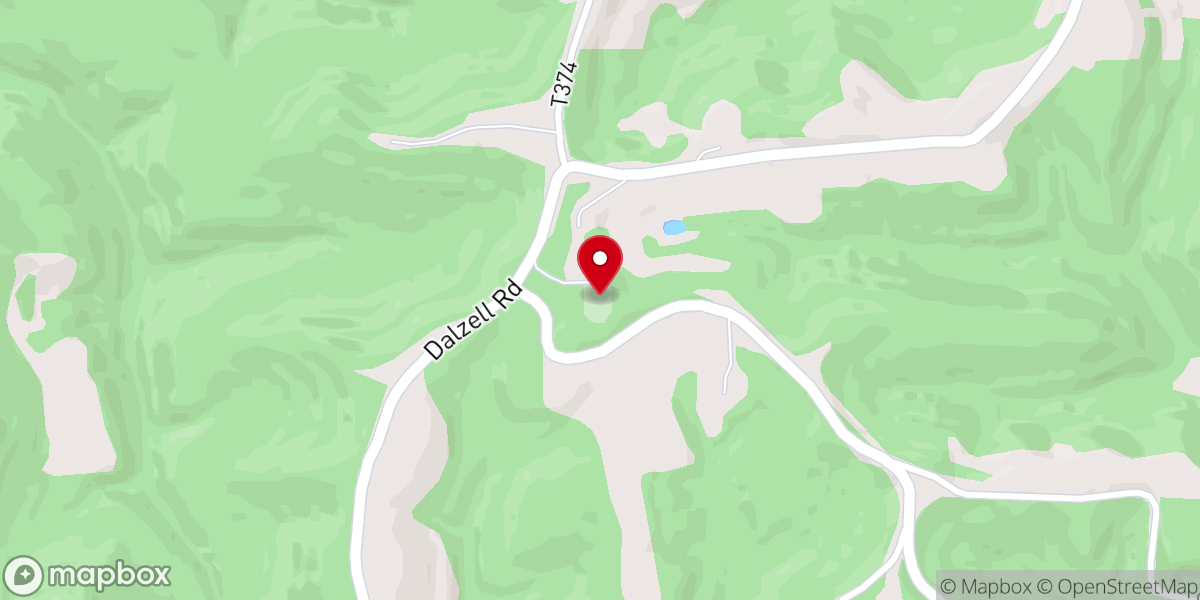 Map showing location of Waxler Church
