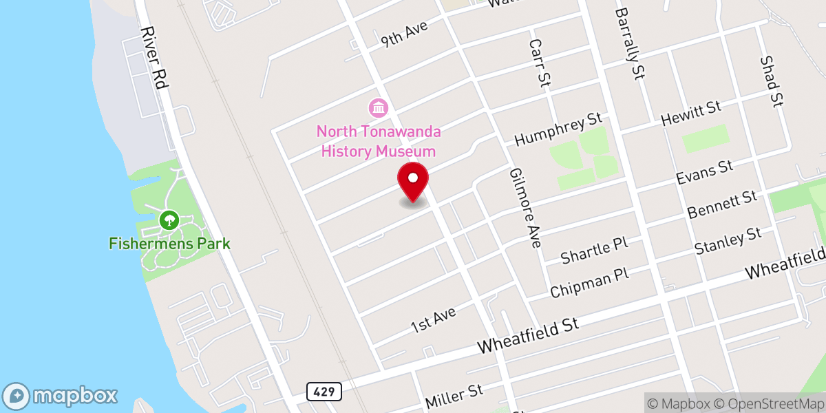 Map showing location of Our Lady Czestochowa Church
