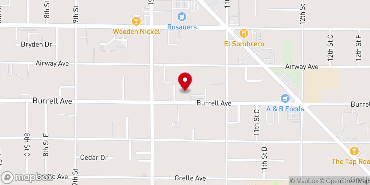 Map showing location of Calvary Chapel-Lewis Clark Valley