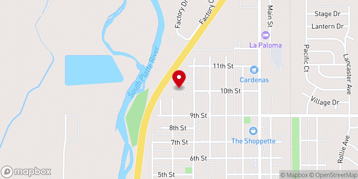 Map showing location of St Williams Catholic Church