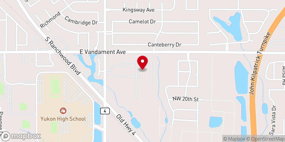 Map showing location of Covenant Community Church