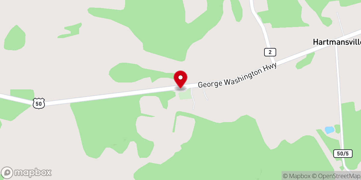 Map showing location of Blake Chapel