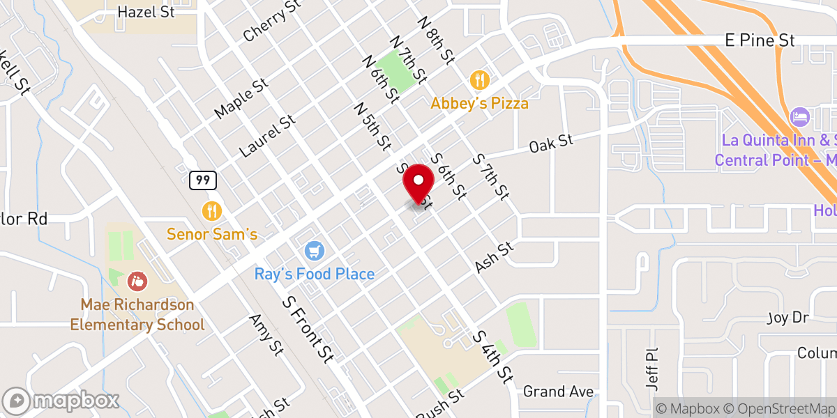 Map showing location of Redeemer Bible Fellowship