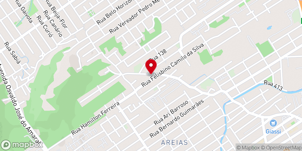 Map showing location of Igreja Apostólica Pentecostal do Brasil - Grande Florianópolis