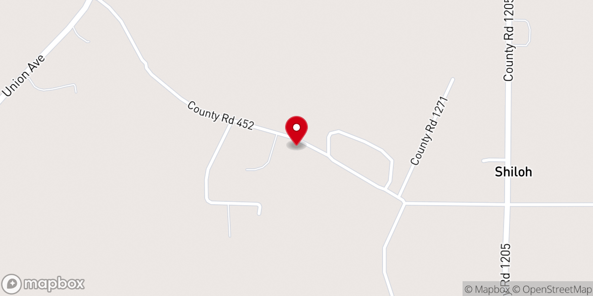 Map showing location of Straight Gate Holiness Church