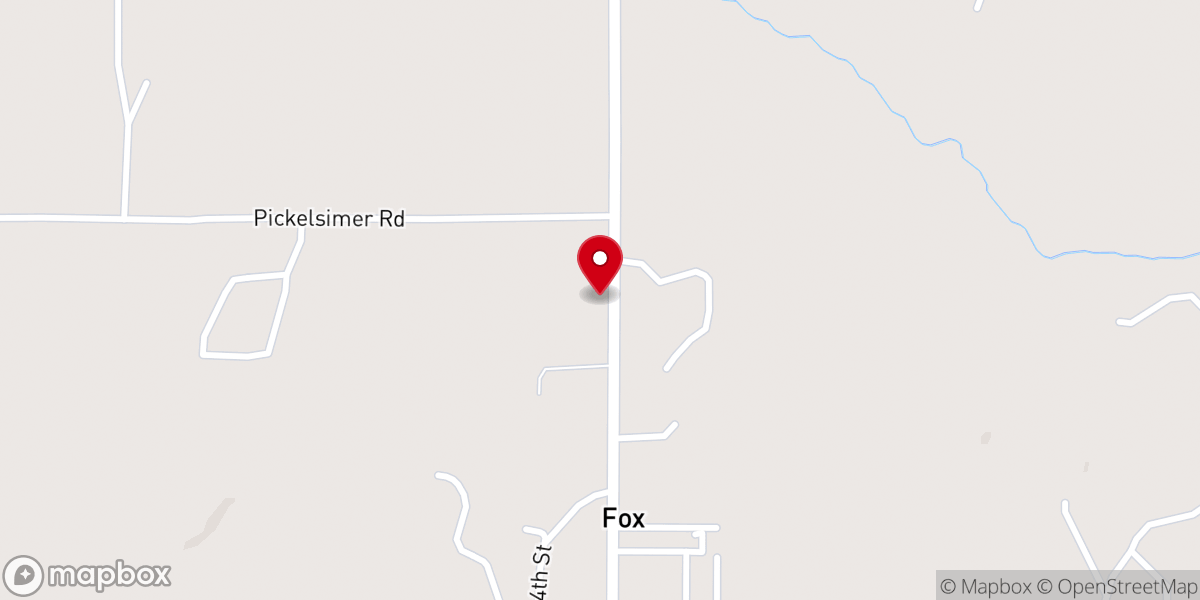 Map showing location of Christ Chapel