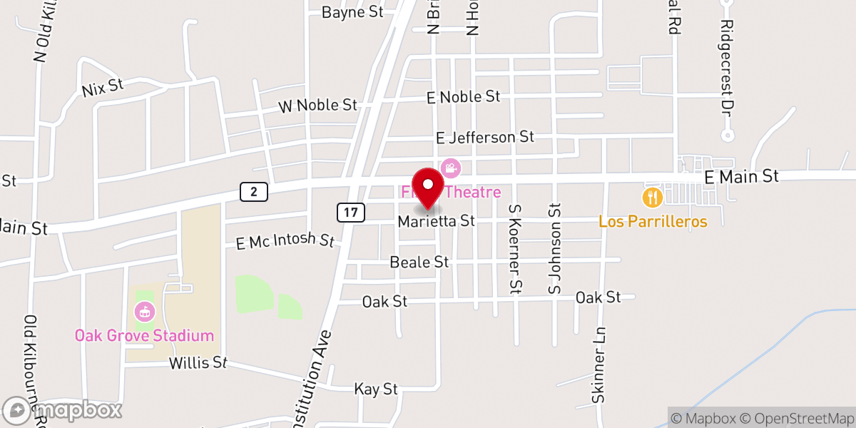 Map showing location of West Carroll Police Jury