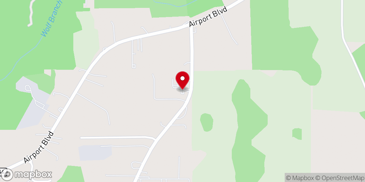 Map showing location of Clearwater Christian Church