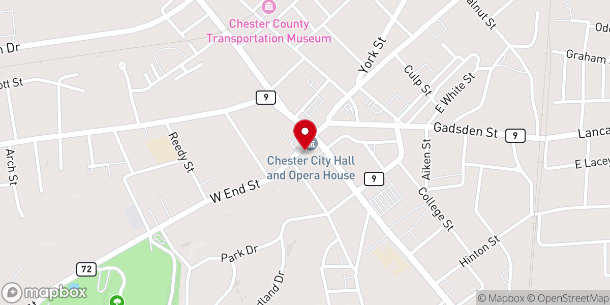 Map showing location of St Joseph's Catholic Church