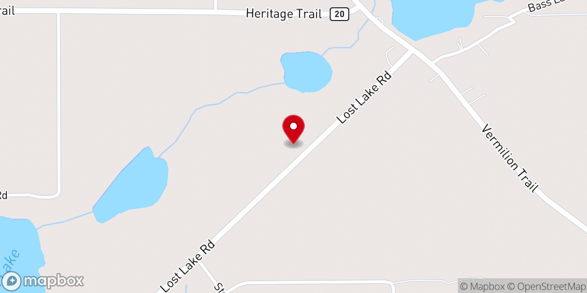 Map showing location of Lakeland Baptist Church