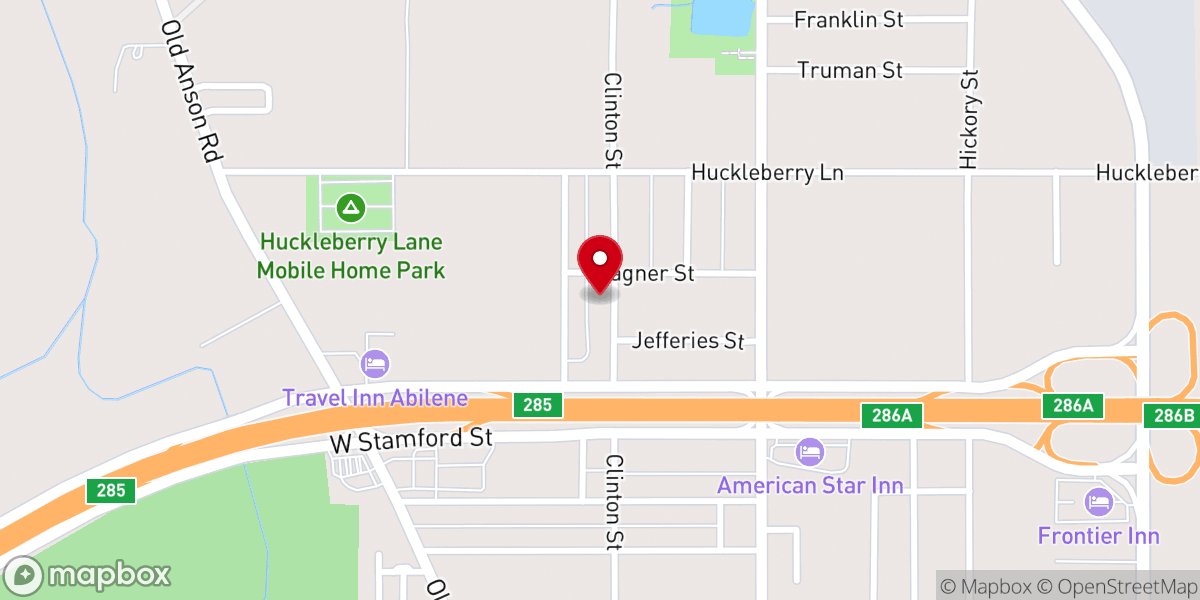 Map showing location of Valley View Mssnry Baptist Church