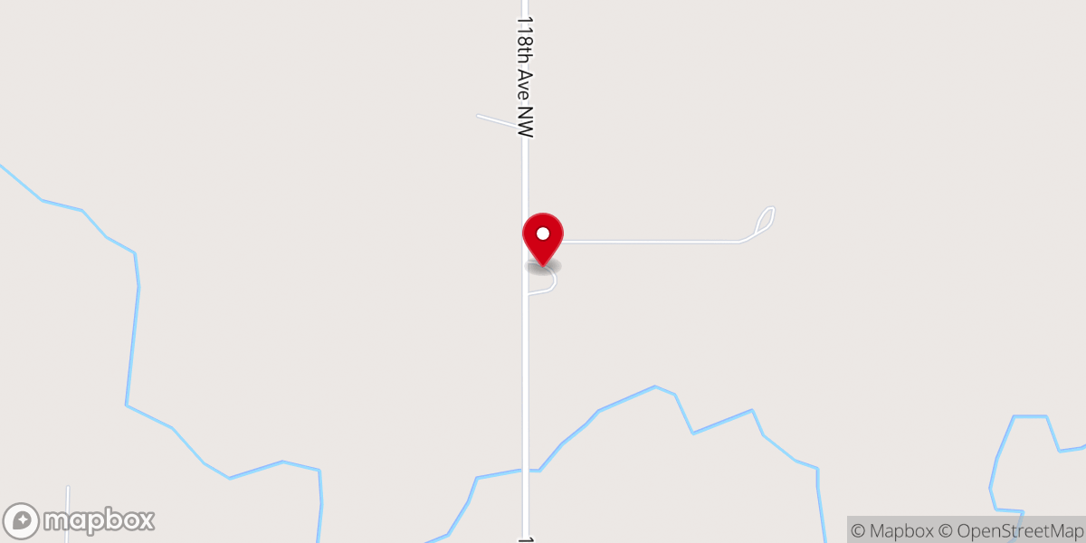 Map showing location of Rainbow Valley Church