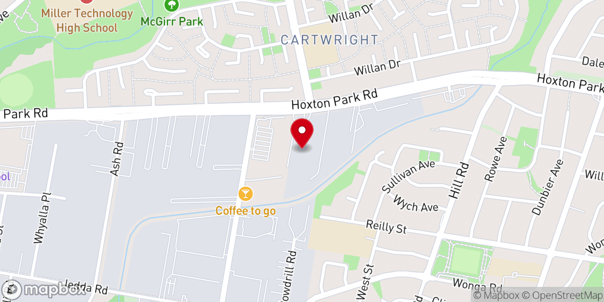 Map showing location of Open Heaven Church