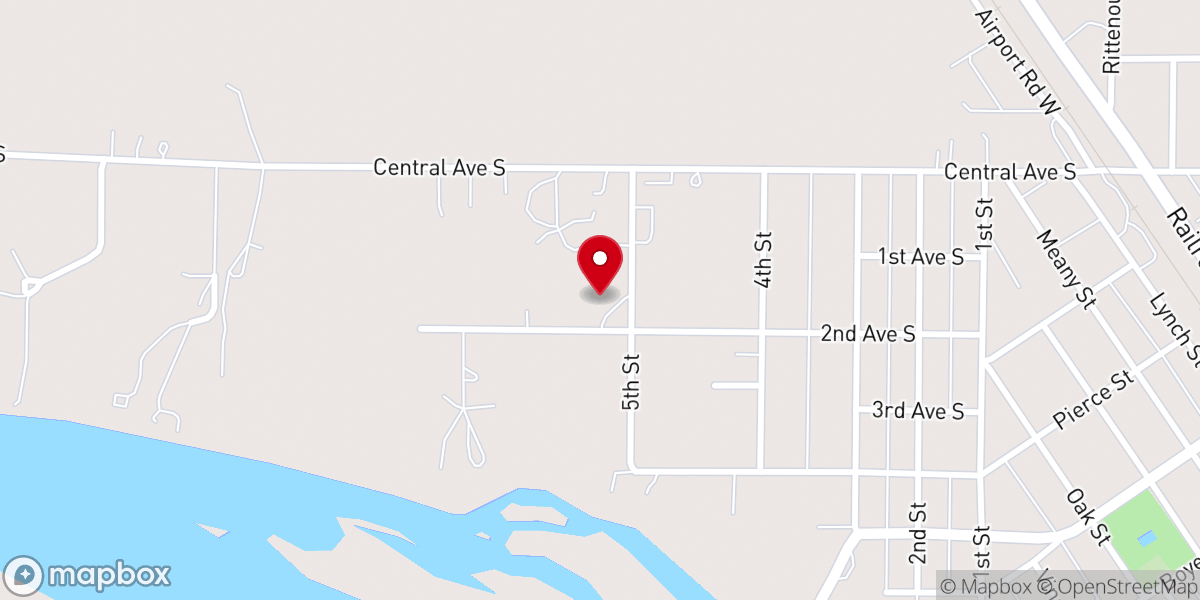 Map showing location of Plains Alliance Church